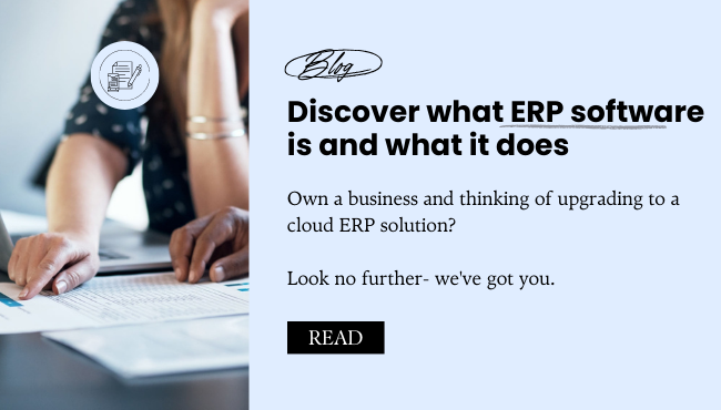 Discover what ERP solutions is and what it does